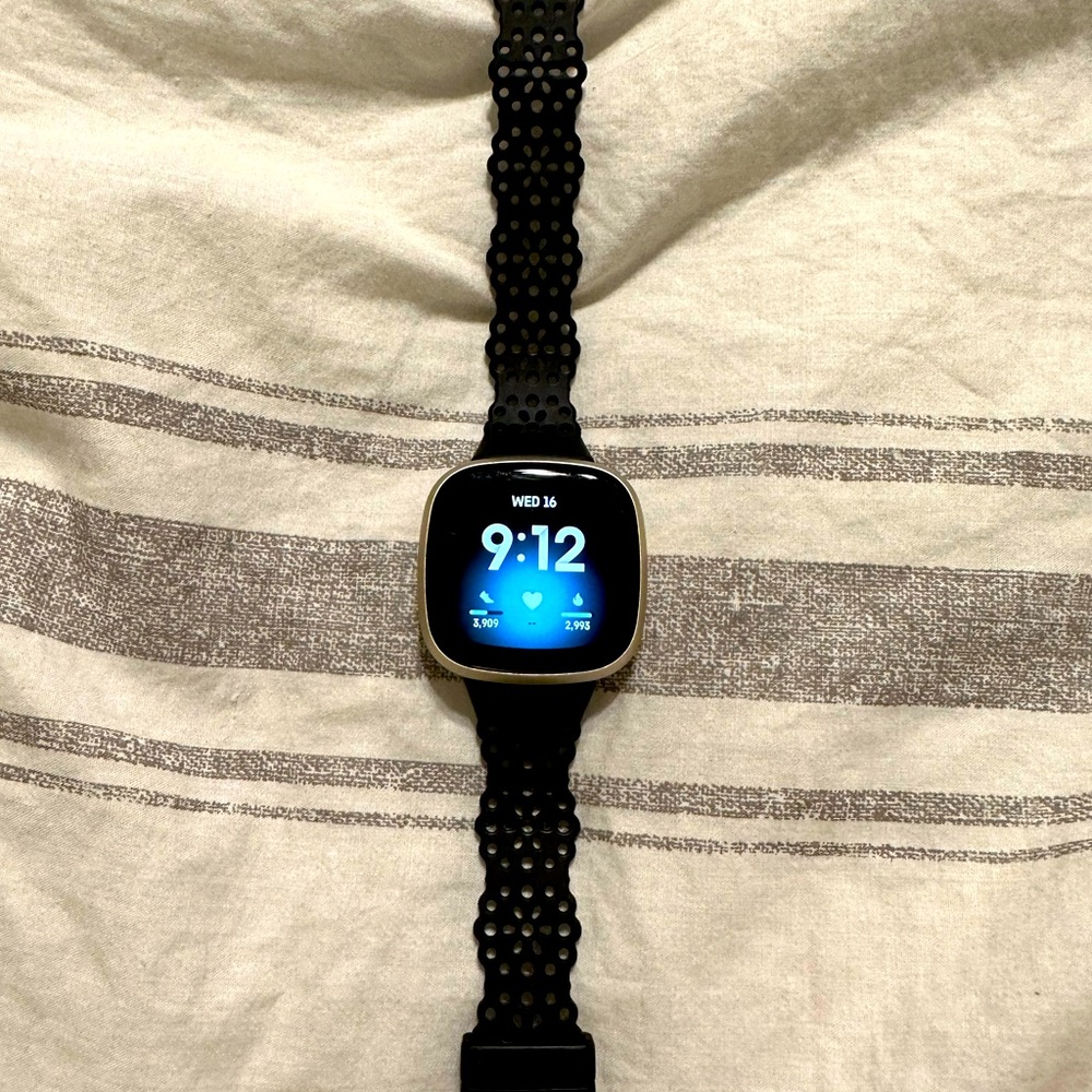 Fitbit Versa 3. One year old.